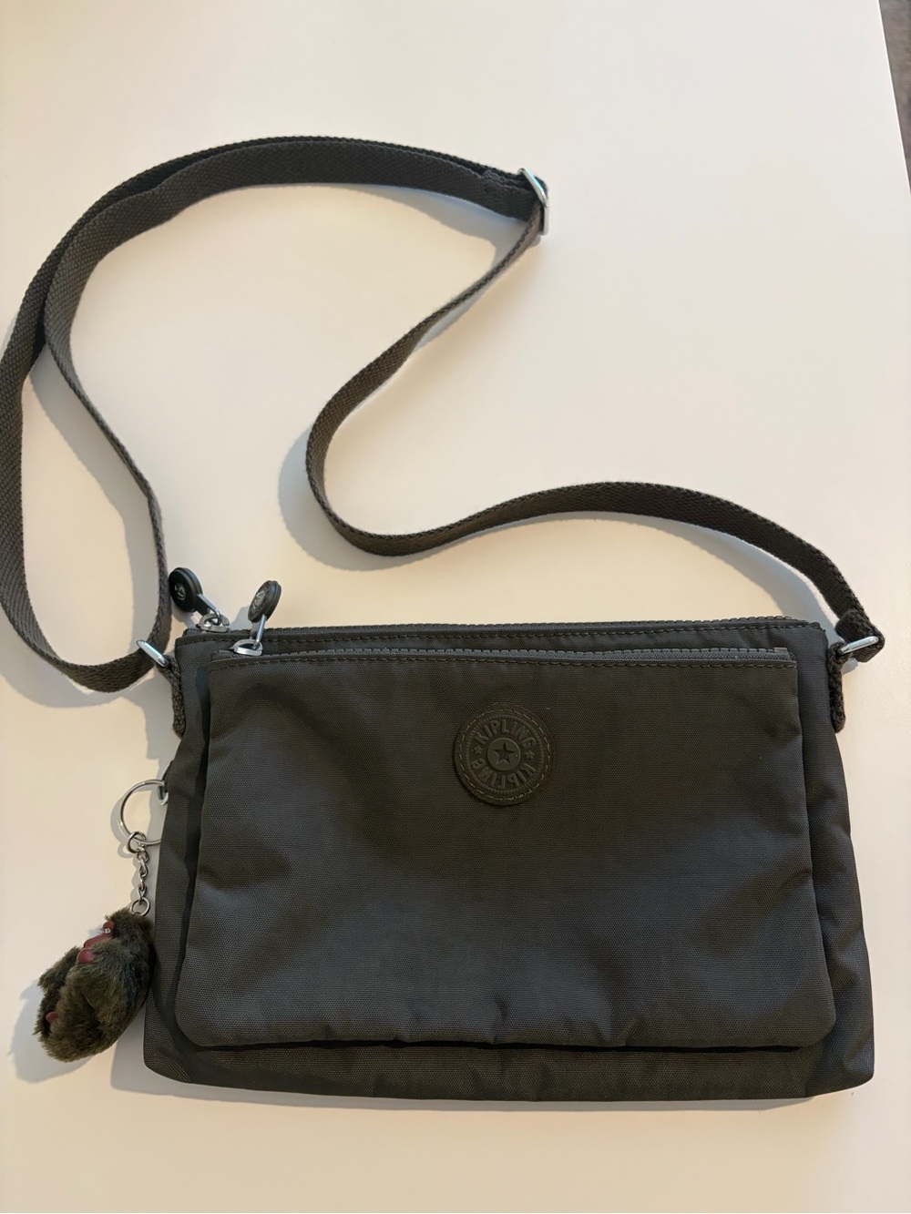 Kipling Mikaela Crossbody - Field Green